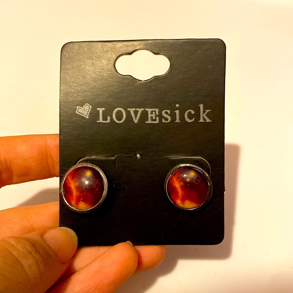 VINTAGE LOVESICK SPACE EARRINGS